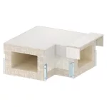 OBO 7217894 90°-os sarokelem PLCS D091220-hez 200x120mm