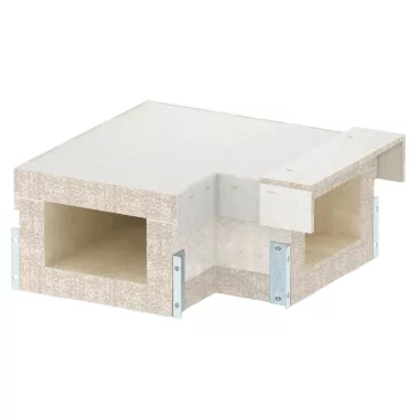 OBO 7217894 90°-os sarokelem PLCS D091220-hez 200x120mm