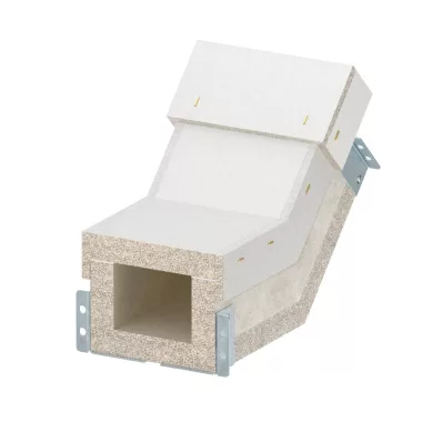 OBO 7217920 Függőleges ív emelkedő EI60  PLCS D060810-hez 100x80mm
