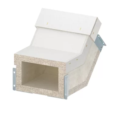 OBO 7217924 Függőleges ív emelkedő EI60 PLCS D061220-hez 200x120mm