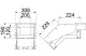 OBO 7217944 Függőleges ív eső EI60 PLCS D061220-hez 200x120mm