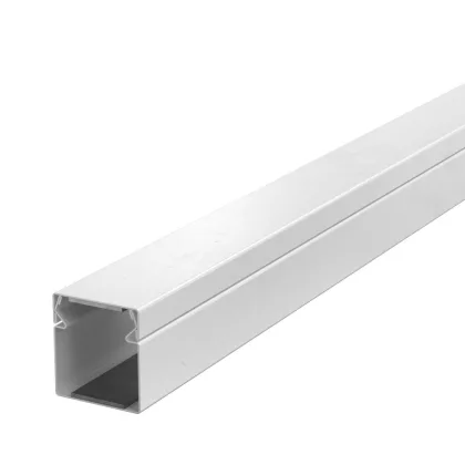   OBO 7218002 Installation duct metal with fire protection mesh 40x40x2000 acél porbevonatos hófehér RAL 9010