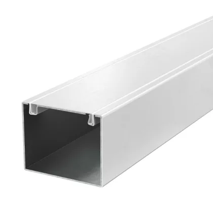   OBO 7218010 Installation duct metal with fire protection mesh 80x100x2000 acél porbevonatos hófehér RAL 9010