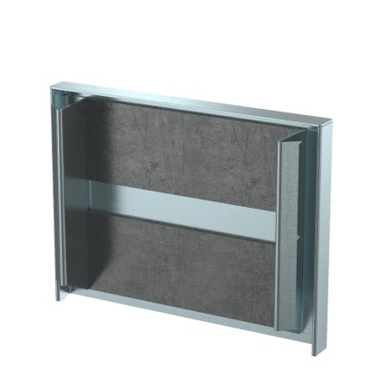   OBO 7218090 Véglezáró elem with fire protection mesh 105x20x81 acél szalaghorganyzott