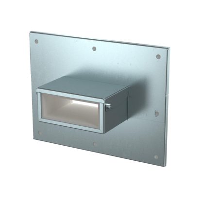   OBO 7218122 falicsatlakozó gallér 3- and 4-sided 85x253x193 acél szalaghorganyzott