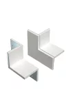 OBO 7218138 Wall connection collar set for corner mounting 85x175x157 acél szalaghorganyzott