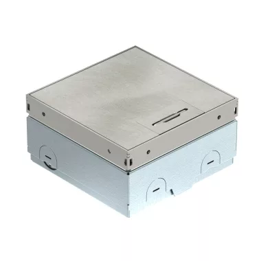 OBO 7368221 Floor socket unequipped, Angelhair 140x140x75