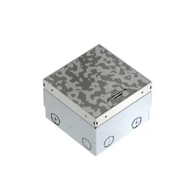 OBO 7368262 Floor socket unequipped, Spots 140x140x110