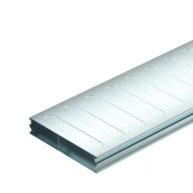 OBO 7400269 Underfloor duct, 2-part 2 compartments 2000x250x48 acél szalaghorganyzott
