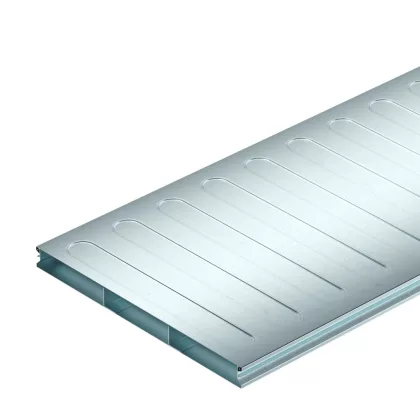   OBO 7400287 Underfloor duct, 2-part 3 compartments 2000x350x28 acél szalaghorganyzott