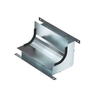 OBO 7400643 függőleges ív 2-vonalú EÜK-2-hoz 330x177,7x177,7 acél szalaghorganyzott