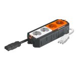   OBO 7404617 UTC4 W W2OR2 Ü szerelvény beépítő egys komplett, WINSTA csatlakozóval előszerelt,   208x76x45mm