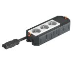   OBO 7404618 UTC4 W W3 szerelvény beépítő egys komplett, WINSTA csatlakozóval előszerelt,   208x76x45mm