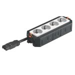   OBO 7404619 UTC4 W W4 szerelvény beépítő egys komplett, WINSTA csatlakozóval előszerelt,   208x76x45mm