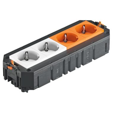 OBO 7404676 UTC4 G W2OR2 Csatlakozásra kész szerelvénykehely, Connect Wieland csatlakozó rendszerrel, vde 208x76x45mm