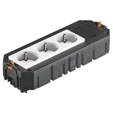 OBO 7404680 UTC4 G W3 Csatlakozásra kész szerelvénykehely, Connect Wieland csatlakozó rendszerrel, vde 208x76x45mm