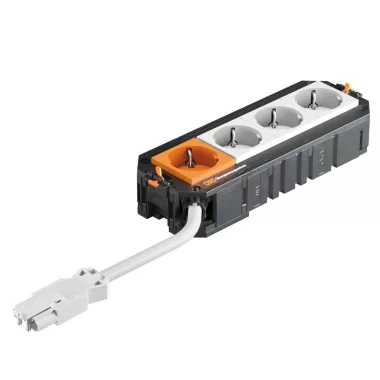 OBO 7404686 UTC4 G W3OR1 Ü Csatlakozásra kész szerelvénykehely, Connect Wieland csatlakozó rendszerrel, vde 208x76x45mm