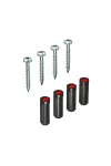 OBO 7405799 Sound reducing dowel with screws Termoplasztikus elasztomer