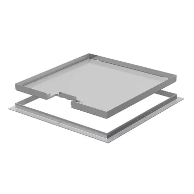 OBO 7406550 Keretes kazetta for cord outlet 282x282x15 rozsdamentes acél A2 1.4301