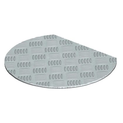 OBO 7407188 betétlap bordázott lemezként alumínium