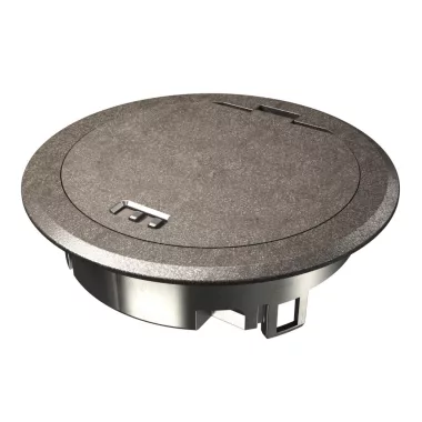 OBO 7408849 csapófedél kábelkivezetővel 140 mm cink présöntvény nickel-plated oxidized