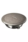 OBO 7408859 tubusfedél fogantyúval 140 mm cink présöntvény nickel-plated oxidized