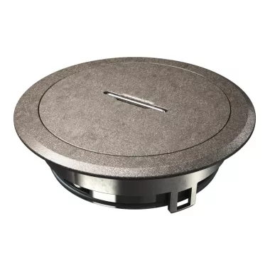 OBO 7408859 tubusfedél fogantyúval 140 mm cink présöntvény nickel-plated oxidized