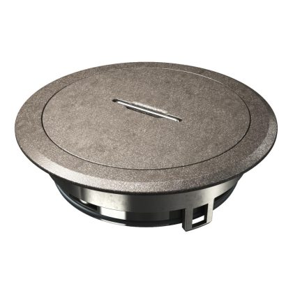   OBO 7408859 tubusfedél fogantyúval 140 mm cink présöntvény nickel-plated oxidized