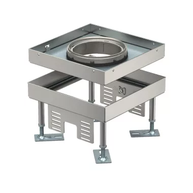 OBO 7408928 Nagyteherb. négyz. kazetta SL1 tubusfedél 199x199x105 rozsdamentes acél