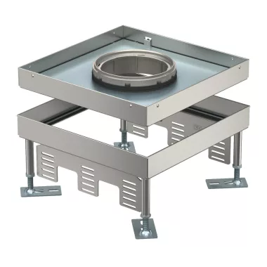 OBO 7408940 Nagyteherb. négyz. kazetta SL1 tubusfedél 243x243x105 rozsdamentes acél