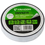 TRACON ONVSZ19 Önvulkanizáló szalag, fekete 10m×19mm, -40°C-75°C