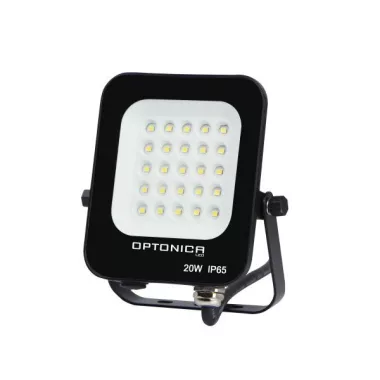 OPTONICA 5726 LED SMD fényvető fekete 20W 1800LM AC220-240V 90° IP65 2700K
