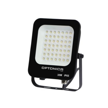   OPTONICA 5727 LED SMD fényvető fekete 30W 2700LM AC220-240V 90° IP65 6000K