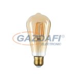   OPTONICA 1305 LED gyertya fényforrás ST64 8W 700LM 2500K E27 220-240V aranyszínű bura