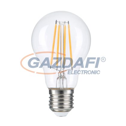   OPTONICA 1323 LED fényforrás A60 8W 810LM E27 220-240V 2700K FILAMENT átlátszó bura dimmelhető