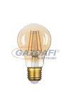 OPTONICA 1324 LED fényforrás A60 8W 810LM E27 220-240V 2700K FILAMENT aranyszínű bura dimmelhető