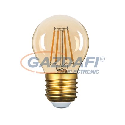   OPTONICA 1326 LED fényforrás E27 G45 4W 320LM 175-265V 2700K aranyszínű bura dimmelhető