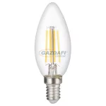   OPTONICA 1410 LED gyertya fényforrás C35 6W 730LM E14 220-240V 6000K FILAMENT