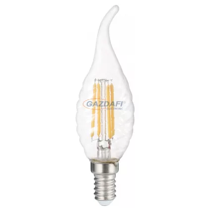   OPTONICA 1414 LED csavart gyertya fényforrás TIP C35 4W 400LM E14 220-240V 2700K - FILAMENT