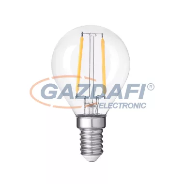 OPTONICA 1417 LED fényforrás G45 4W 400LM E14 175-265V 2700K FILAMENT átlátszó bura dimmelhető