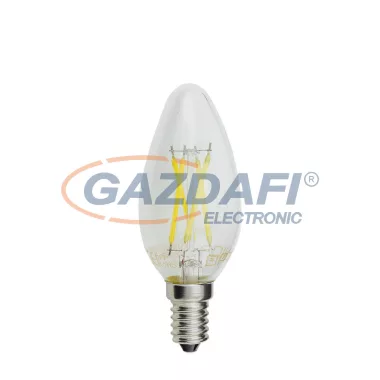 OPTONICA 1469 LED gyertya fényforrás C35 4W 400LM E14 175-265V 4000K FILAMENT dimmelhető