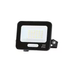   OPTONICA 15819 LED SMD FLOODLIGHT BLACK 20W 90lm/W AC180-265V 120° IP65 6000K - 15cm CABLE