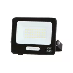   OPTONICA 15823 LED SMD FLOODLIGHT BLACK 30W 90lm/W AC180-265V 120° IP65 4000K - 15cm CABLE