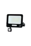 OPTONICA 15854 LED SMD FLOODLIGHT BLACK 30W 90lm/W AC180-265V 120° IP65 6000K + SENSOR - 15cm CABLE