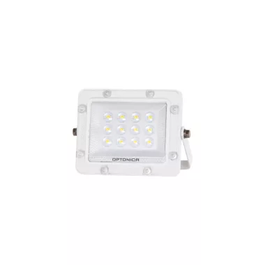 OPTONICA 15860 LED SMD FLOODLIGHT WHITE 10W 100lm/W AC180-265V 90° IP65 4000K - 30cm CABLE