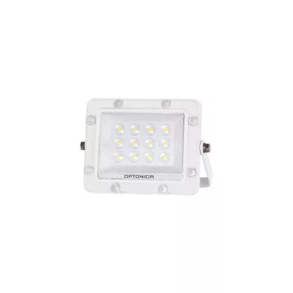   OPTONICA 15860 LED SMD FLOODLIGHT WHITE 10W 100lm/W AC180-265V 90° IP65 4000K - 30cm CABLE