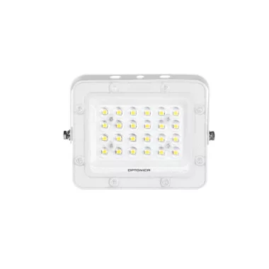 OPTONICA 15863 LED SMD FLOODLIGHT WHITE 20W 100lm/W AC180-265V 90° IP65 4000K - 30cm CABLE