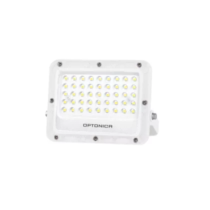   OPTONICA 15867 LED SMD FLOODLIGHT WHITE 30W 100lm/W AC180-265V 90° IP65 3000K - 30cm CABLE