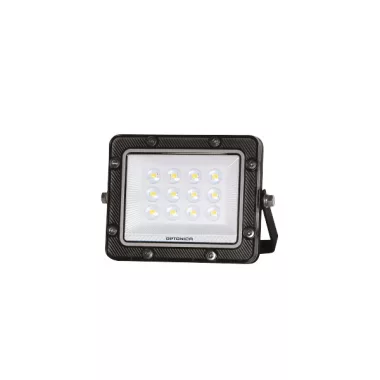 OPTONICA 15874 LED SMD FLOODLIGHT BLACK 10W 100lm/W AC180-265V 90° IP65 6000K - 30cm CABLE OPTONICA 15874 LED SMD FLOODLIGHT BLACK 10W 100lm/W AC180-265V 90° IP65 6000K - 30cm CABLE
