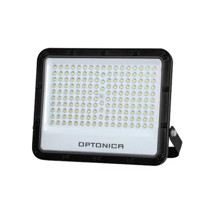   OPTONICA 15887 LED SMD FLOODLIGHT BLACK 100W 100lm/W AC180-265V 90° IP65 4000K - 100cm CABLE